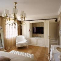 Schlafzimmerdesign im klassischen Stil