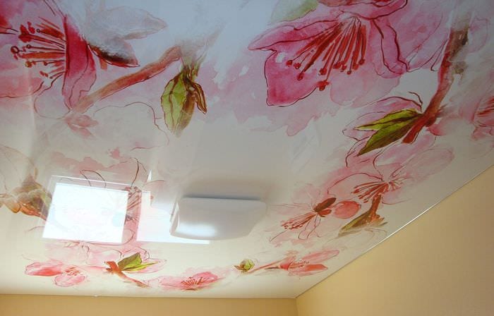 maleri på loftet i soveværelset