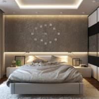loft dekoration i soveværelset design foto