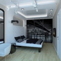 loftet i soveværelset er et smukt design