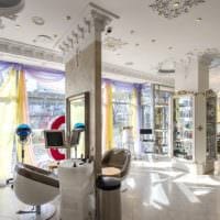 kosmetický salon interiér haly