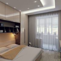 Osvětlení hlavy postele v malé ložnici 12 m2