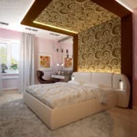 soveværelse med et areal på 14 m2 designfoto