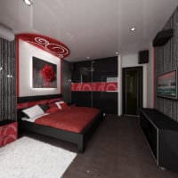 soveværelse med et areal på 14 m2 fotoindretning