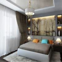 Schlafzimmer in Chruschtschow Ideen Dekoration