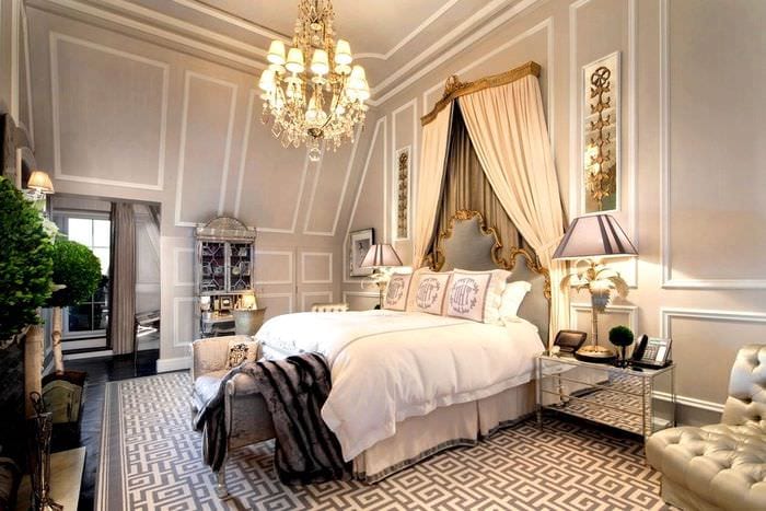 правила за декориране на класическа спалня
