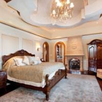 спалня в класически стил на фото дизайн