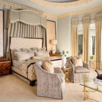 спалня в декорация в класически стил