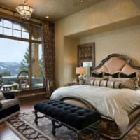 Schlafzimmer im klassischen Stil stilvolles Design