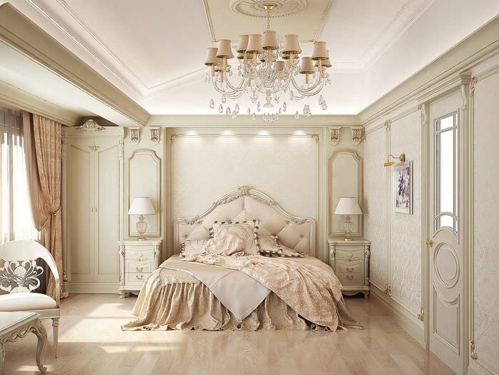 интериор на спалня в класически стил