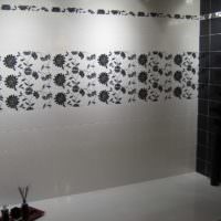 kylpyhuoneen laatat Hruštšovin valokuvassa