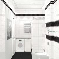 επιλογή ενός όμορφου σχεδιασμού μπάνιου σε ασπρόμαυρη εικόνα
