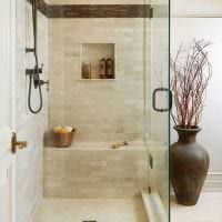 idé om en modern stil på ett badrum på 2,5 kvm foto