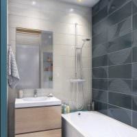 vaihtoehto kirkkaasta kylpyhuoneesta 2,5 neliömetrin valokuva