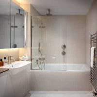 versio modernista kylpyhuoneen suunnittelusta 2,5 neliömetrin valokuva