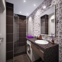 ideen om den smukke stil på et badeværelse på 2,5 kvm foto