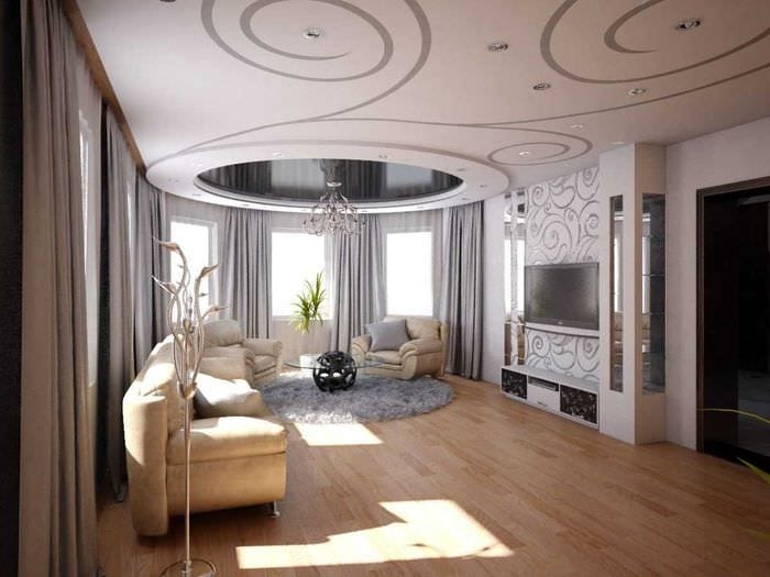 идеята за красив интериор на зала в частна къща