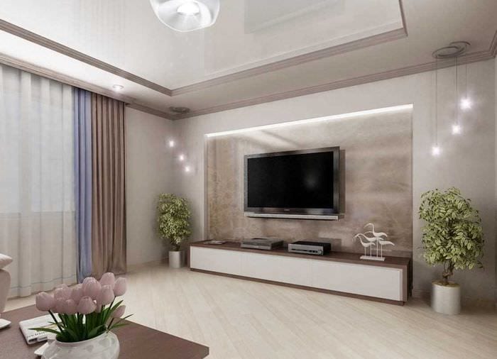 ideea unui decor luminos pentru o cameră de zi într-o casă privată