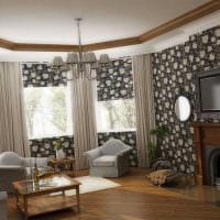 představa krásného stylu obývacího pokoje na fotografii soukromého domu