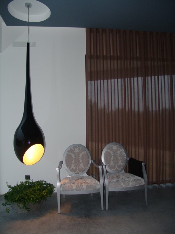 moderne lampe i stuen