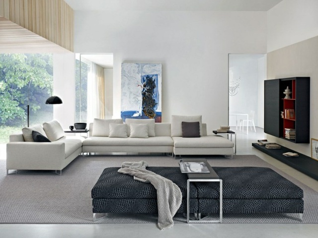 Designideer stue stilfuldt design hvid farve