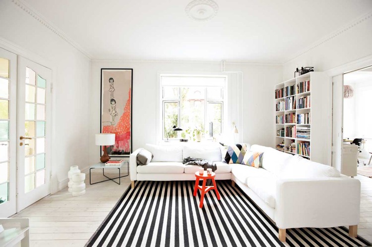 hjørnesofa-designs-stue-møbler-hvid-sort-skandinavisk