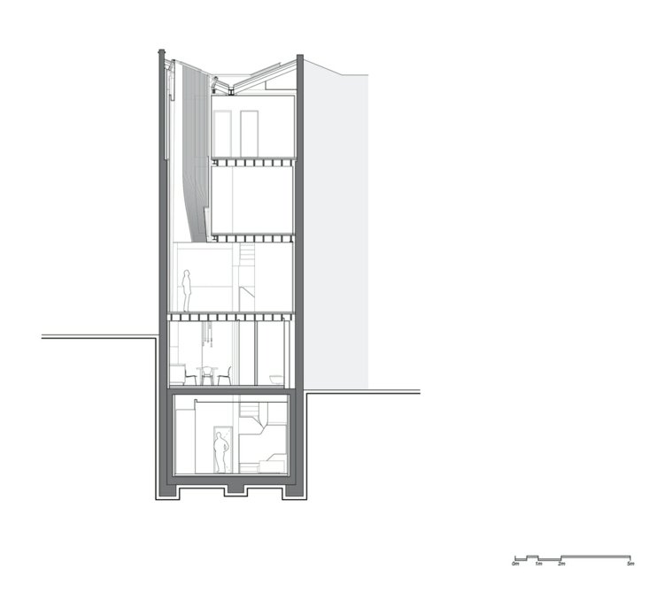 Behageligt byliv i Light Falls af arkitekterne på Flow Architecture