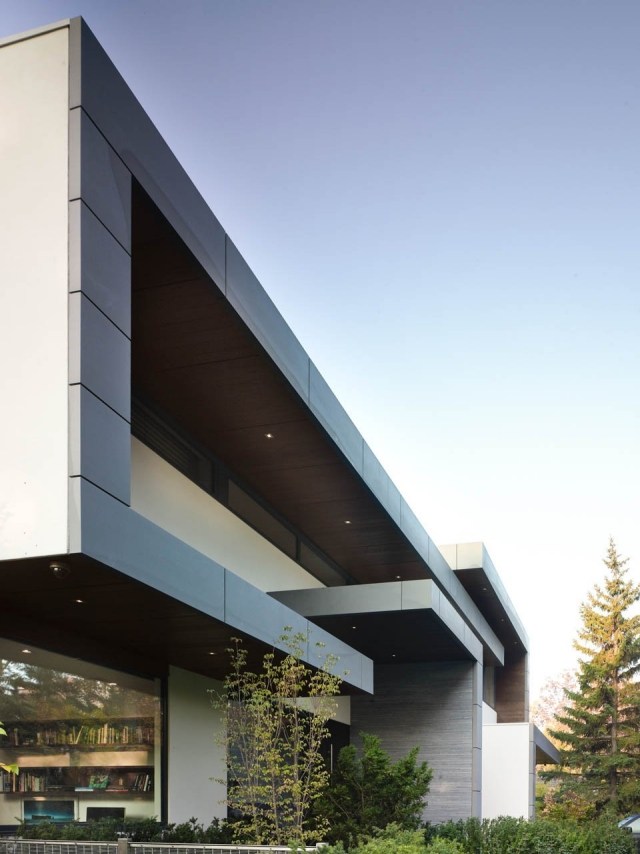 moderne familiehus toronto facade to etager