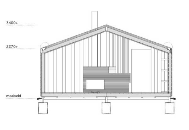 Trædesign komfur blueprint side