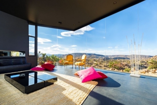 moderne hus ørken billede vinduer minimalistisk interiør