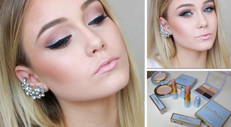 Fest-make-up-glitter-sølv-eyeliner