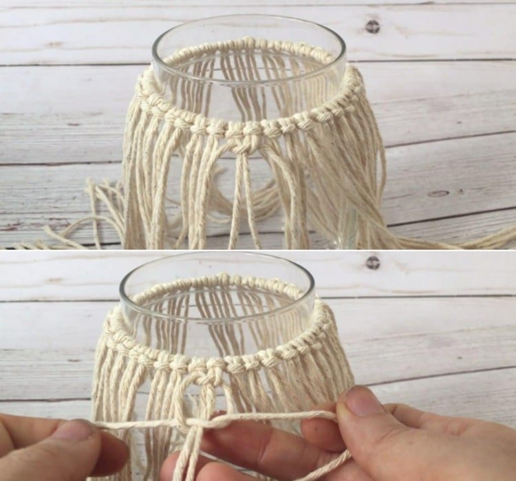 DIY knude instruktioner med macrame tråd til enkle projekter