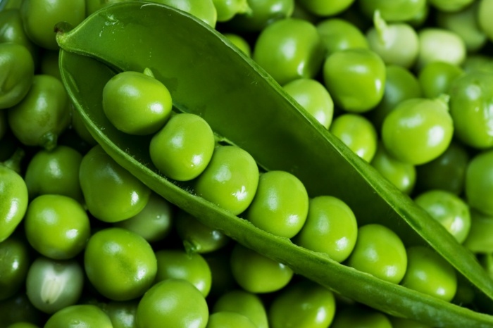 grønne ærter pod sund kost idé køkkenhave