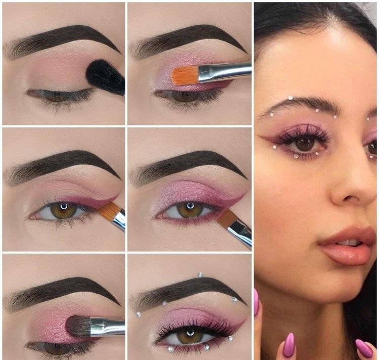 Euphoria Makeup Instruktioner til øjenmake-up let trin for trin