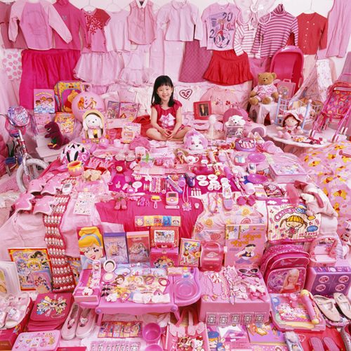 Børns legetøj pink pink piger prinsesse værelse