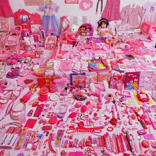Sød indretning pigeværelse pink pink