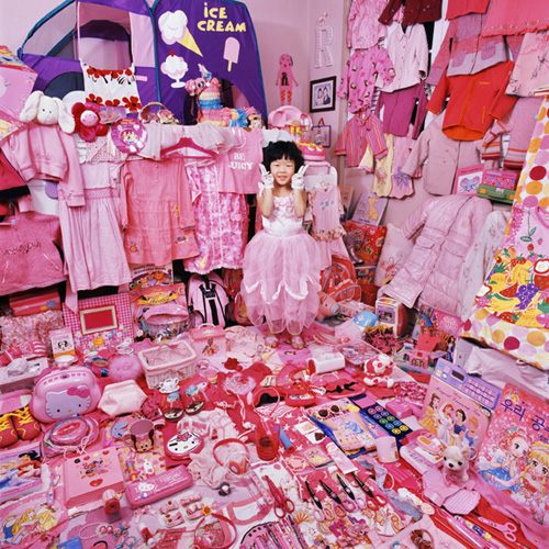 Pink piger værelse design legetøj
