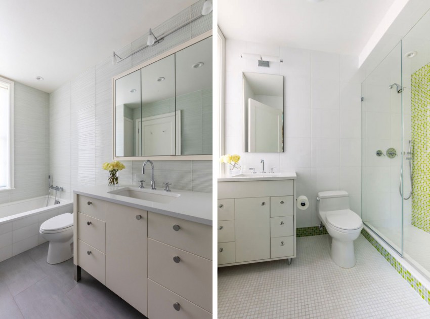 Farvedesign ideer -nyc-appartement-badeværelse-almindelig-enkel-hvid-lys grå