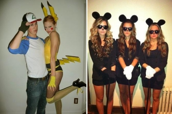 Pikachu kostume damer-Mickey Mouse ører-Mardi Gras Halloween