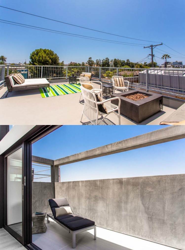 facade-grå-beton-terrasse-terrassedøre-stålrækværk