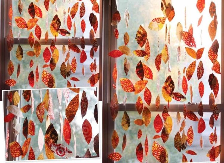 vinduesdekoration-efterår-børn-tinker-ark-hæng-op-udskåret-farvet-papir
