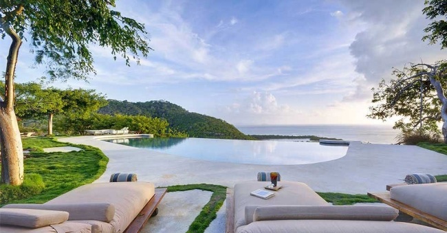 Opium Mustique Panoramic Caribbean Sea Lying