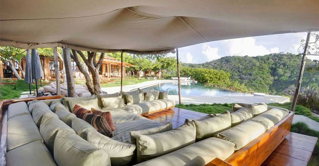 ferie villaer i caribien siddeområde pude telt