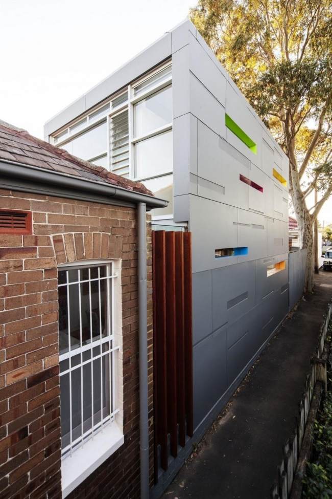 Usædvanligt design levende terning Sydney-Rolf-Ockert Design facadeplader aluminium