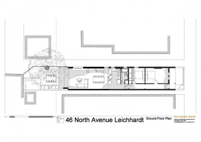 Boligplan plantegning 46-North Avenue Projektdesign Sydney-Rolf Ockert