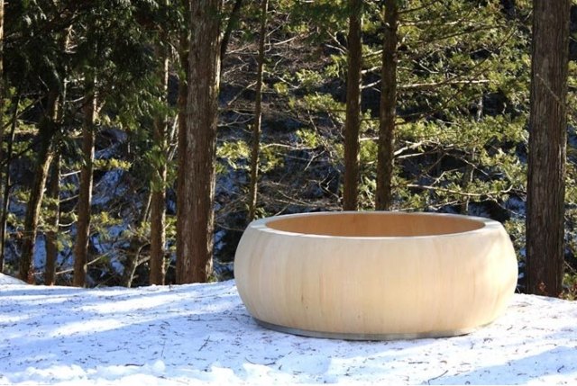 ryu-kosaka træbadekar-design rund furo-samling