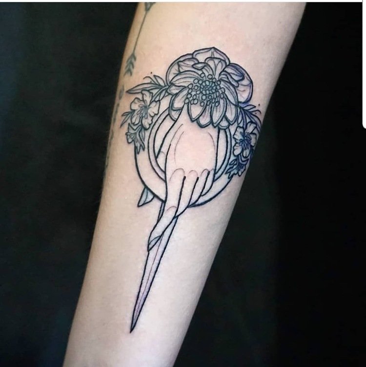 Game Of Thrones tatovering hånd af dronning blomster
