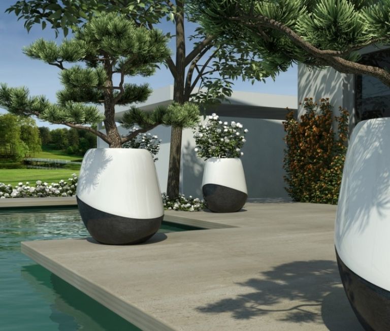 Havedekorationsideer plante pot-håndlavede-ideer-terrassedesign