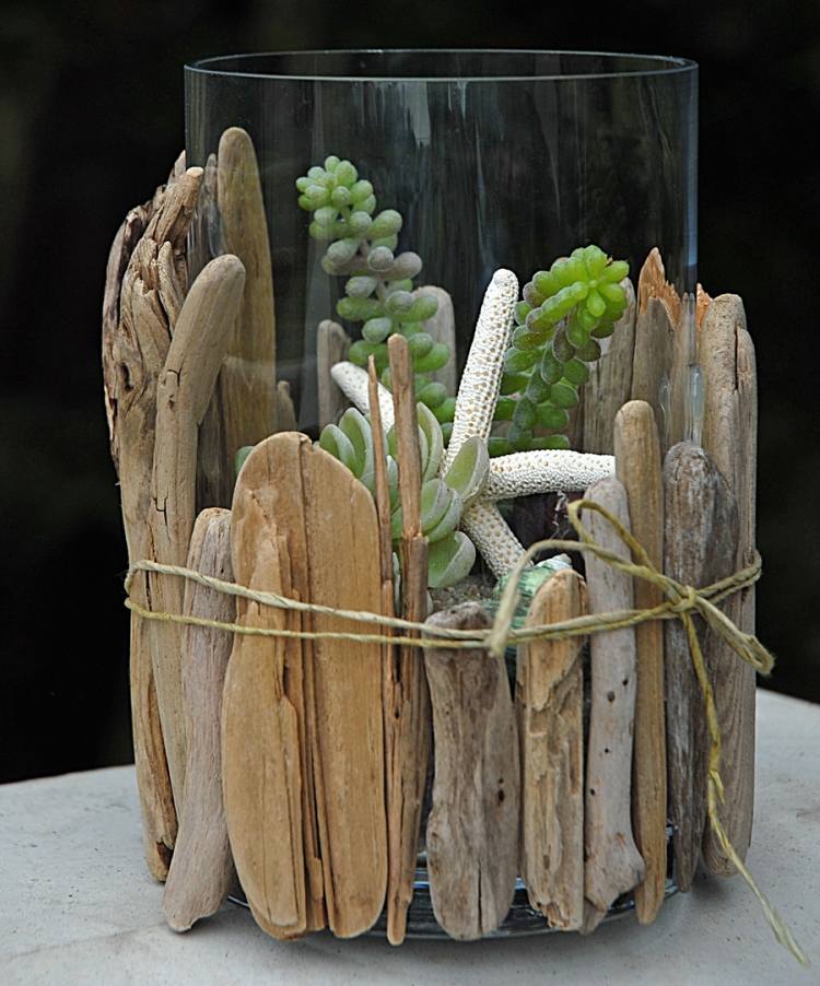 have-kasse-drivved-planter-terrarium-glas-kasse-sand-sten