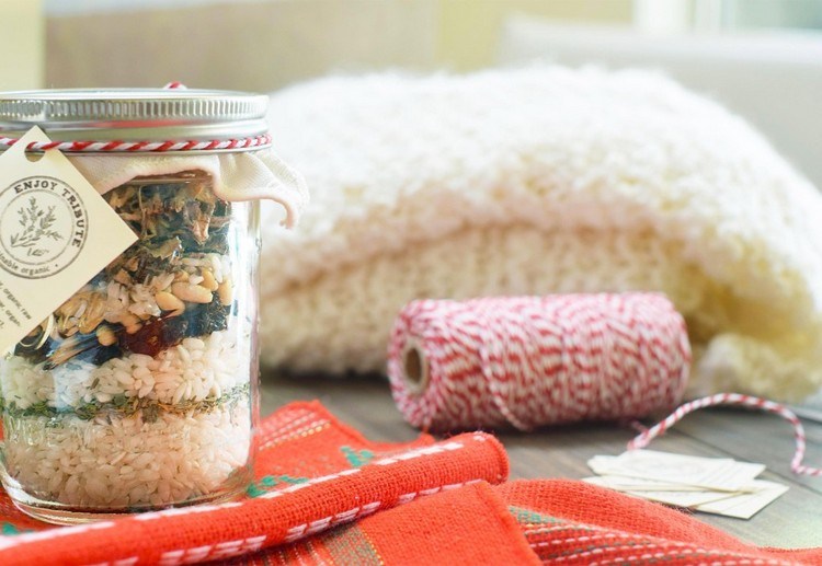 Lav dine egne risotto -gaver fra køkkenet i et glas